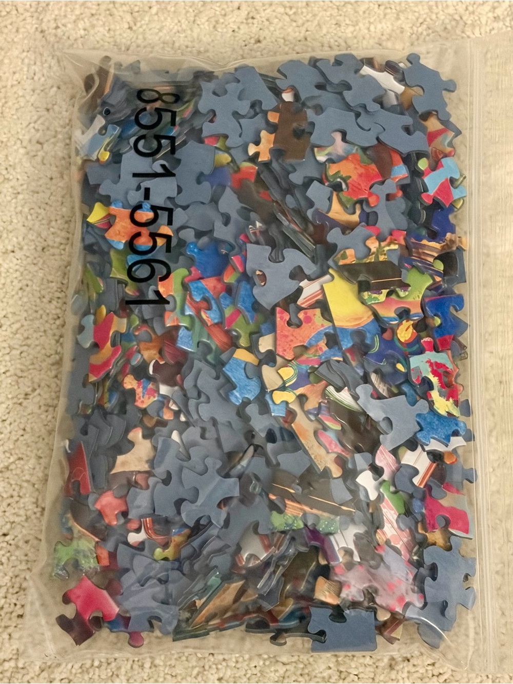 EuroGraphics VW Wave Hopper 550-Piece Puzzle packaged in a collectible, bus-shap - Picture 2 of 8